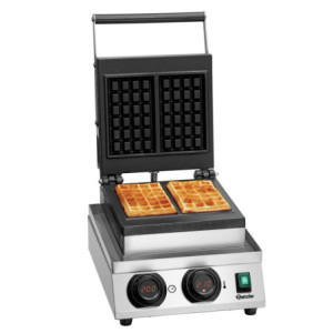 Gaufrier professionnel MDI 1BW-AL Bartscher | Gaufre de Bruxelles et puissance 1800W