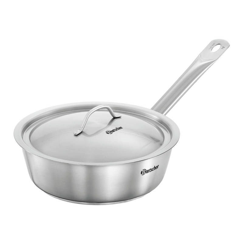 Bartscher E240-D1 stainless steel sauté pan - Professional induction