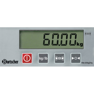 Bartscher digital scale 60kg 20g | Professional kitchen – Efficient and practical