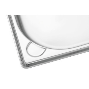 GN 1/1 P20 Nickel-Chrome Steel Tray - Bartscher Basic Line