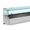 Saladette Chladená Presklená 6 x GN 1/4 Dynasteel: Optimálna organizácia v kuchyni