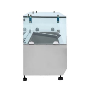 Saladette Chladená Presklená 6 x GN 1/4 Dynasteel: Optimálna organizácia v kuchyni