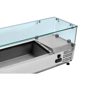 Refrigerated Display Saladette 6 x GN 1/3 Dynasteel: Optimal Freshness and Organization