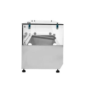 Refrigerated Glass Countertop Saladette - 7 x GN 1/3 - Dynasteel