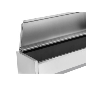 Saladette Chladiaca na Položenie Kryt Inox - 6 x GN 1/4 - Dynasteel