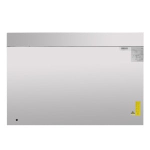 Pozitívny chladiaci stôl GN 1/1 s chrbtovou doskou - 3 dvere - Dynasteel