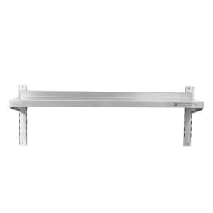 Stainless Steel Wall Shelf on Brackets - L 1000 x D 300 mm - Dynasteel