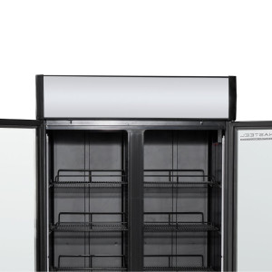 Vitrine na nápoje 736 L 2 presklené dvere 2-8 °C R290