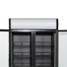 Vitrine na nápoje 736 L 2 presklené dvere 2-8 °C R290