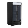 Vitrine na nápoje 736 L 2 presklené dvere 2-8 °C R290