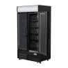 Vitrine na nápoje 736 L 2 presklené dvere 2-8 °C R290