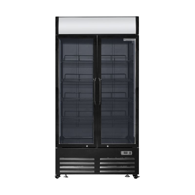 Vitrine na nápoje 736 L 2 presklené dvere 2-8 °C R290