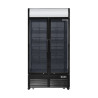 Vitrine na nápoje 736 L 2 presklené dvere 2-8 °C R290