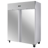 Pozitívna chladnička 1400 L Inox GN 2/1 – 2 dvere