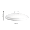 Container Lid - 50L - White - Gilac