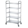 Chariot de Service Inox 5 Plateaux - Hendi