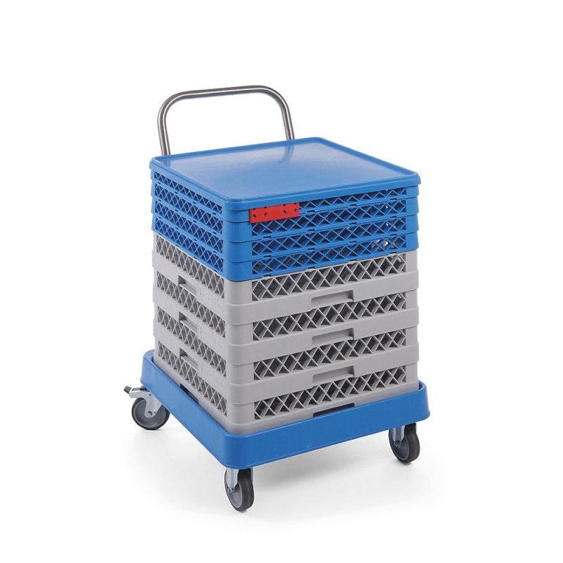 Washing Basket Trolley with Handle