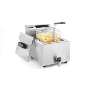 Friteuse Profi Line Numérique avec Robinet de Vidange - 8 L