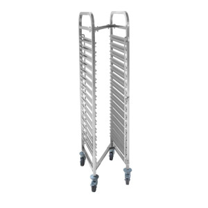 Folding Tray Trolley - 15 x GN 1/1