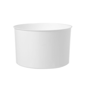 White double-walled ice bucket - Brand HENDI - Fourniresto