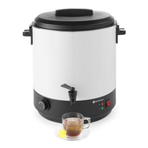 Stainless Steel Enameled Hot Beverage Dispenser - 28 L