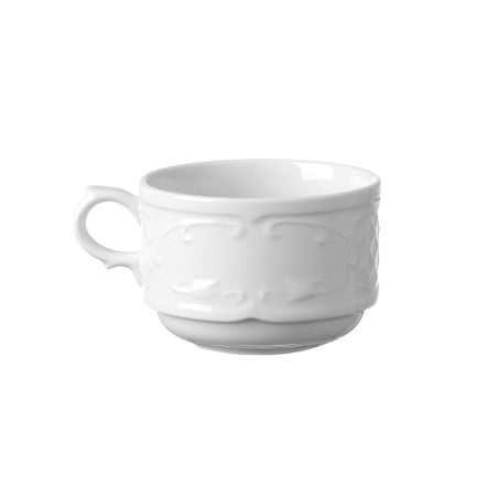 Šálka na kávu z porcelánu Flora - 0,18 L