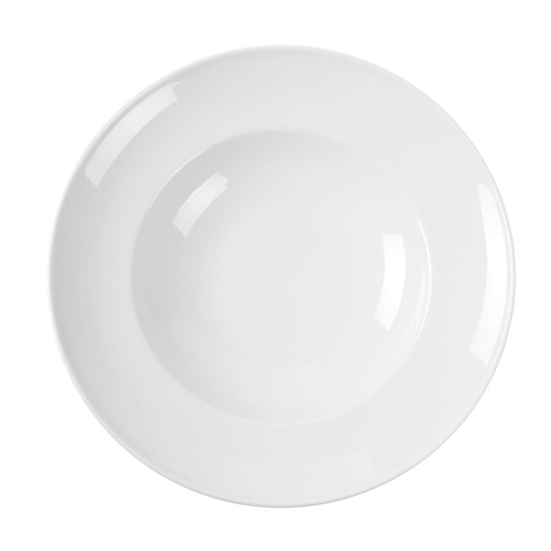 Assiette spéciale Pâtes en Porcelaine - 260 mm de Diamètre