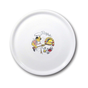 Pizza Plate Pizzaiolo Pattern - 330 mm Diameter - HENDI