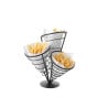 Support for 3 French Fries Cones - Black