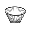 Black Oblique Fruit Basket - 300 mm Diameter