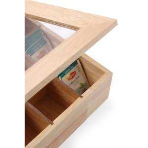 Wooden Tea Box - Brand HENDI