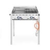 Professional Green Fire Gas Barbecue with 2 burners - Brand HENDI