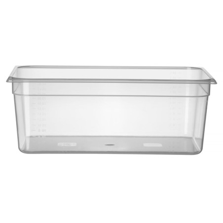 Gastronorm Polypropylene GN 1/1 Graduated Tray - 28 L - H 200 mm