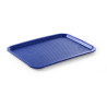 Plateau Rectangulaire Fast-Food Bleu - 415 x 305 mm