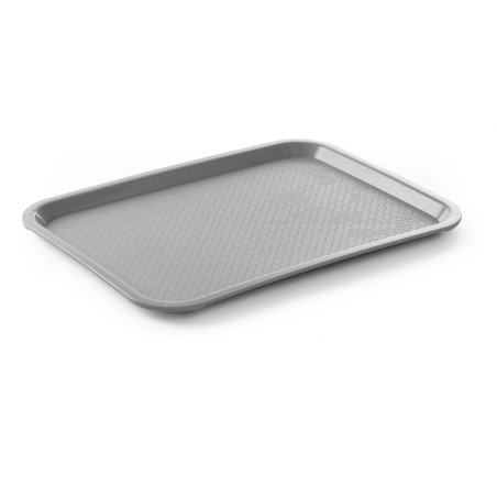 Rectangular Fast Food Tray - Medium 415 x 305 mm - Gray