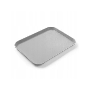 Rectangular Fast Food Tray - Small Size 265 x 345 mm - Gray