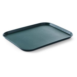 Rectangular Fast Food Tray - Large Size 450 x 350 mm - Green