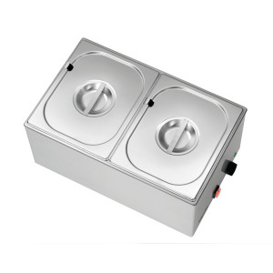 Bain-marie 2 x 1/2 GN pour la restauration