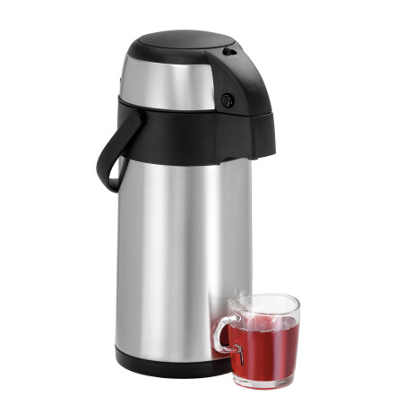 Pot thermos 3L avec pompe pour la restauration