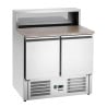 Saladette for pizza maker for professional catering