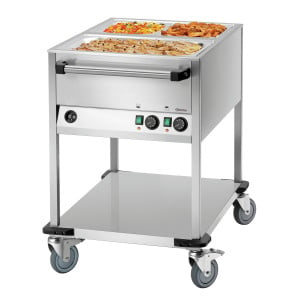 Bain-Marie Trolley - 2 GN 1/1