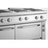 Six-burner range with electric oven GN1/1 and Series 700 cabinet