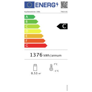 Vitrína na koláče 100L Bartscher