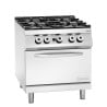 4-burner stove series 900 - Gas Oven GN 2/1 by Bartscher