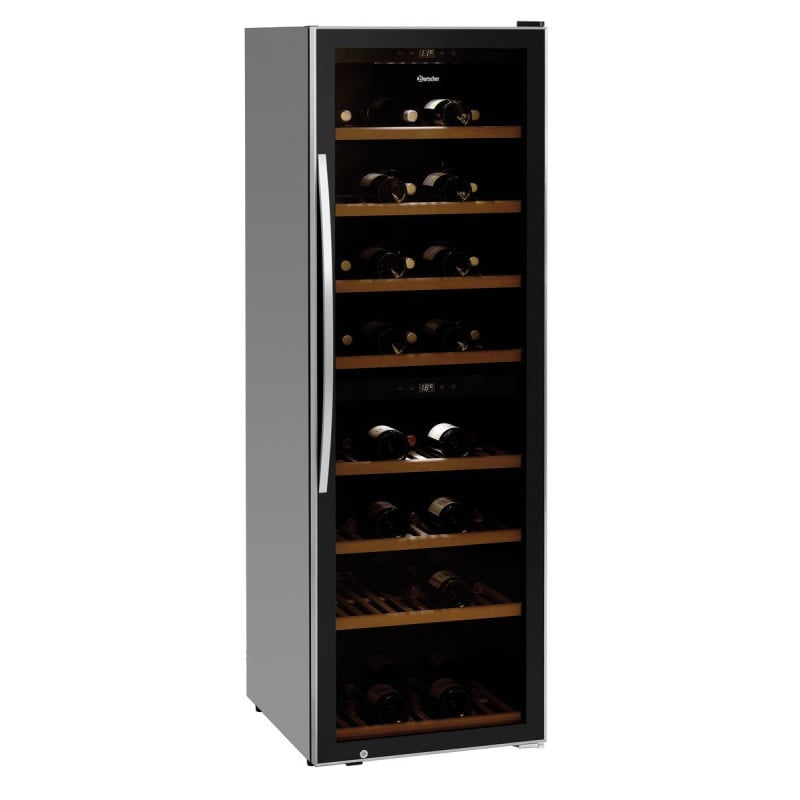 Professional dual-zone wine cellar 180 bottles Bartscher