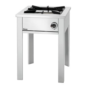 Profesionálny plynový varič na nohách - 1 horák - 280 mm Bartscher 1050603