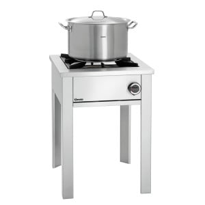 Profesionálny plynový varič na nohách - 1 horák - 280 mm Bartscher 1050603