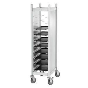 Vozík Inox 10 podnosov GN 1/1