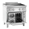 Four-burner Electric Stove 700 - With Electric Oven - Bartscher