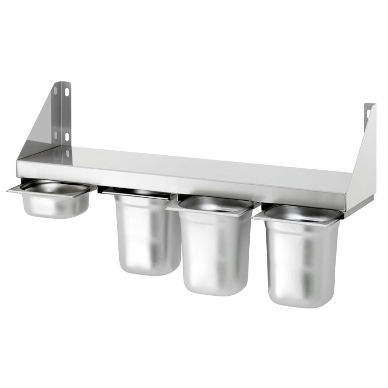 Spice rack - 4 x GN 1/6 containers Spice rack - 4 x GN 1/6 containers